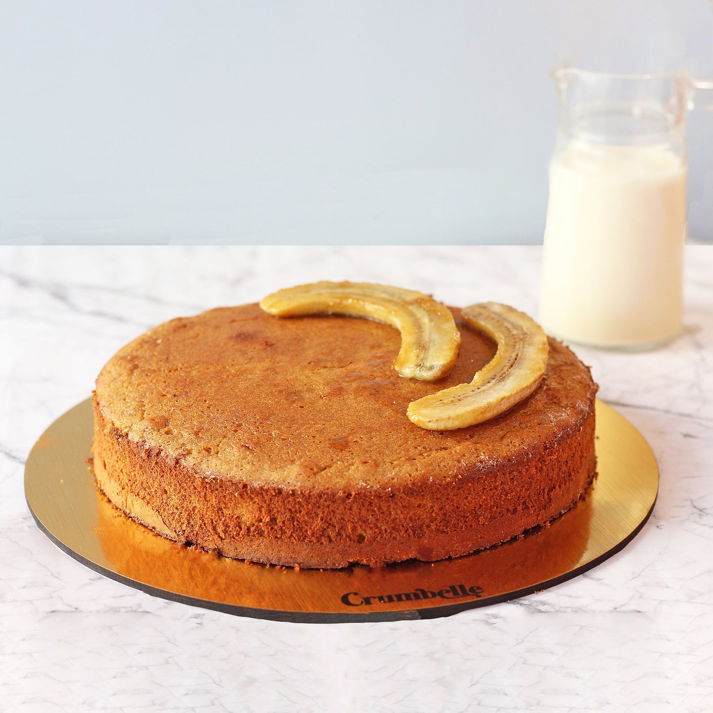 Banana and Jaggery Cake (No refined Sugar)