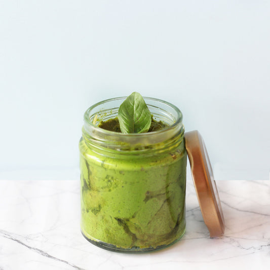 Fresh Basil Pesto in a glass bottle (150 g)