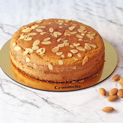 sugarfree almond whole wheat cake